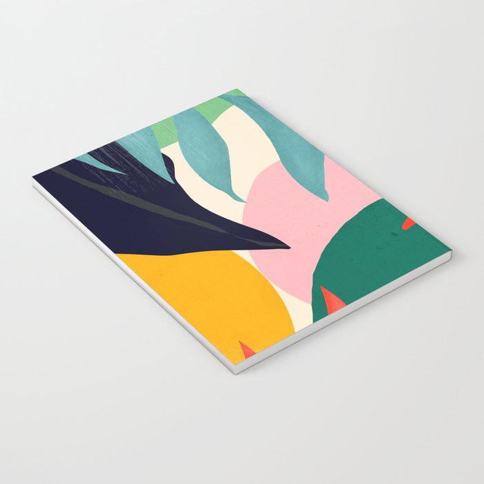 Abstract Art Tropical Leaves 42 Notebook Gallery Image 3