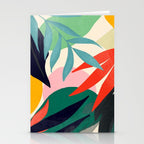 Abstract Art Tropical Leaves 42 Stationery Card Gallery Image 2
