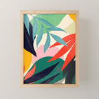 Abstract Art Tropical Leaves 42 Mini Art Print Gallery Image 1