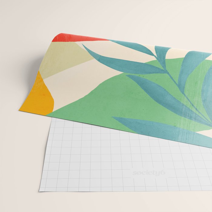 Abstract Art Tropical Leaves 42 Wrapping Paper Gallery Image 2