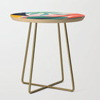 Abstract Art Tropical Leaves 42 Side Table Gallery Image 1