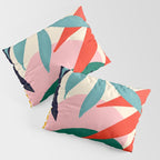 Abstract Art Tropical Leaves 42 Pillow Sham Gallery Image 3