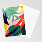 Abstract Art Tropical Leaves 42 Stationery Card Gallery Image 2