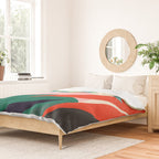 Abstract Art Tropical Leaves 42 Duvet Cover Gallery Image 2