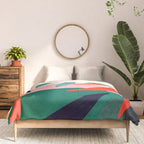 Abstract Art Tropical Leaves 42 Comforter Gallery Image 3