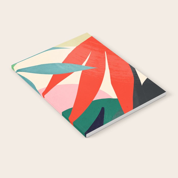 Abstract Art Tropical Leaves 42 Notebook Gallery Image 2