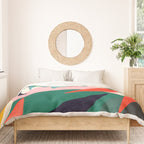 Abstract Art Tropical Leaves 42 Duvet Cover Gallery Image 3