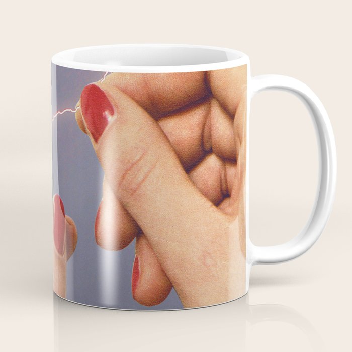 Elysian thread - Sewing hands/thunder & lighting Coffee Mug Gallery Image 1