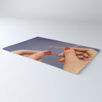 Elysian thread - Sewing hands/thunder & lighting Rug Gallery Image 3