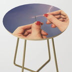 Elysian thread - Sewing hands/thunder & lighting Side Table Gallery Image 2