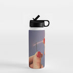 Elysian thread - Sewing hands/thunder & lighting Water Bottle Gallery Image 1