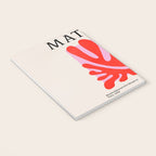 Coral & Lavender: Matisse Paper Leaf Cutouts 01 Notebook Gallery Image 3