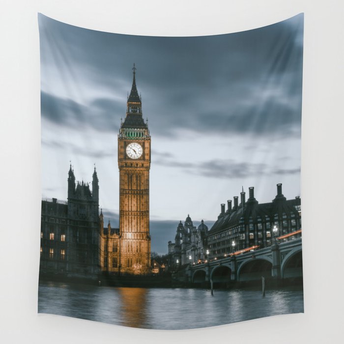 London, England II Wall Tapestry Gallery Image 1