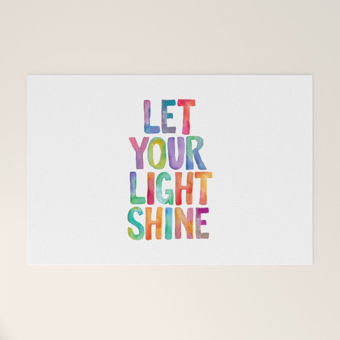 Let Your Light Shine Welcome Mat Gallery Image 1