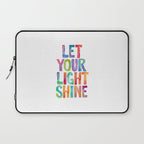 Let Your Light Shine Laptop Sleeve Gallery Image 1