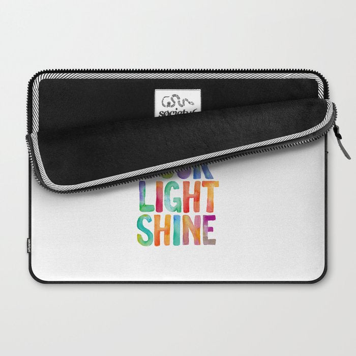 Let Your Light Shine Laptop Sleeve Gallery Image 2