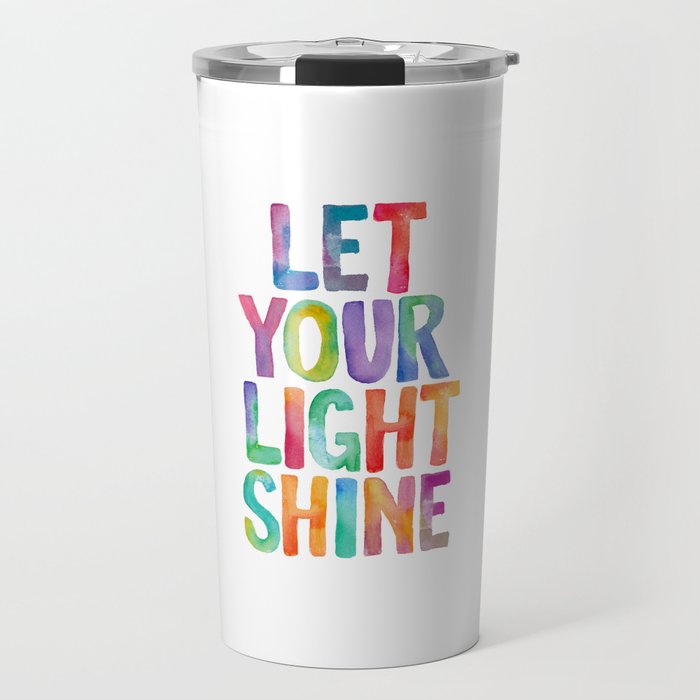 Let Your Light Shine Travel Mug Gallery Image 1