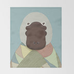 Whimsical Platypus II Throw Blanket Gallery Image 2