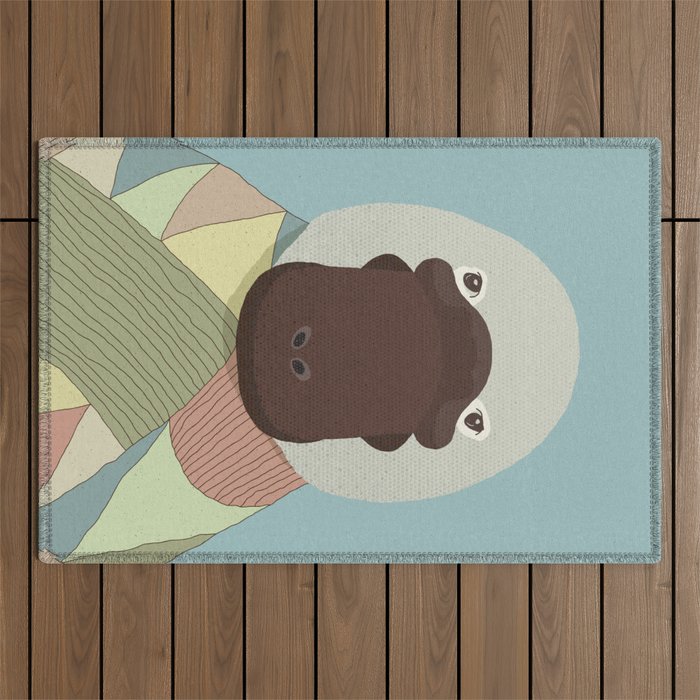 Whimsical Platypus II Outdoor Rug Gallery Image 1