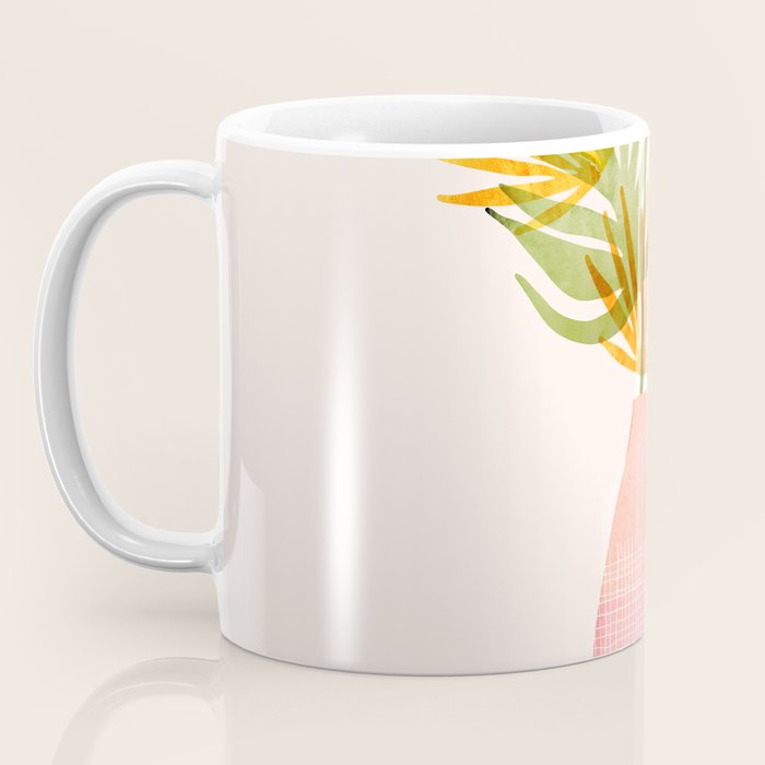 Simple Modern Tropical Bouquet Coffee Mug Gallery Image 3