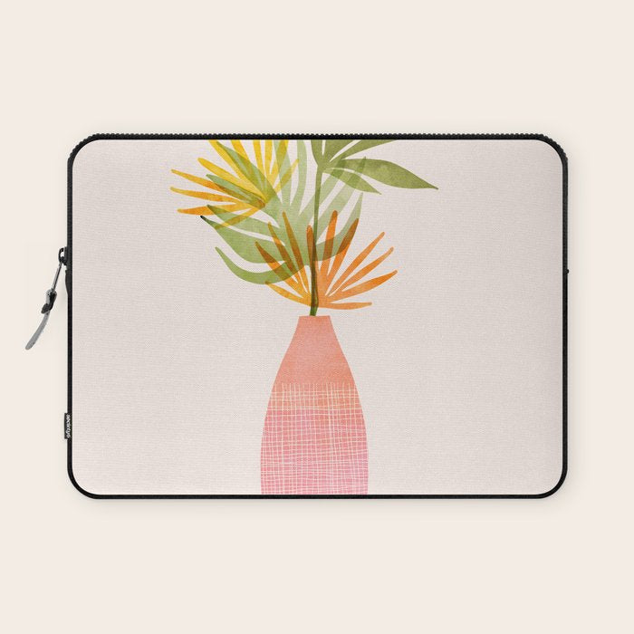 Simple Modern Tropical Bouquet Laptop Sleeve Gallery Image 1