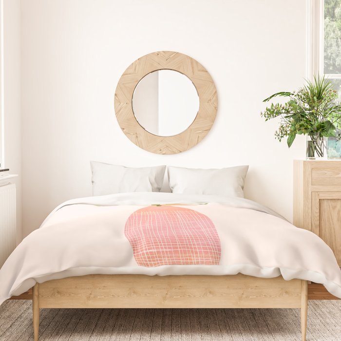 Simple Modern Tropical Bouquet Duvet Cover Gallery Image 3