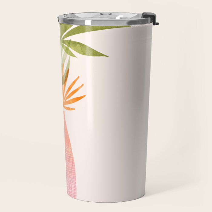 Simple Modern Tropical Bouquet Travel Mug Gallery Image 2