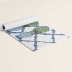 Hand Painted Bamboo Trellis Chinoiserie Ginger Jar  Yoga Mat Gallery Image 2