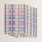 Vibrant Plaid Fusion B Wrapping Paper Gallery Image 3
