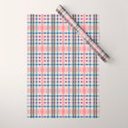Vibrant Plaid Fusion B Wrapping Paper Gallery Image 1