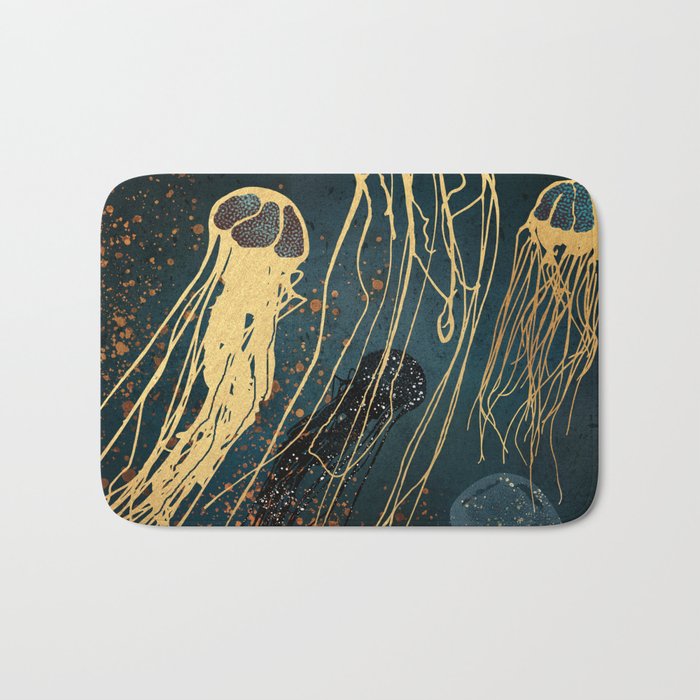 Metallic Jellyfish Bath Mat Gallery Image 1