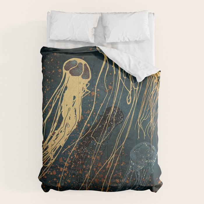 Metallic Jellyfish Comforter Gallery Image 6