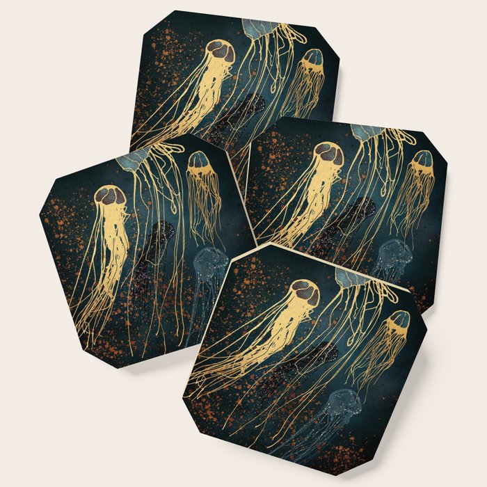 Metallic Jellyfish Coaster Gallery Image 1