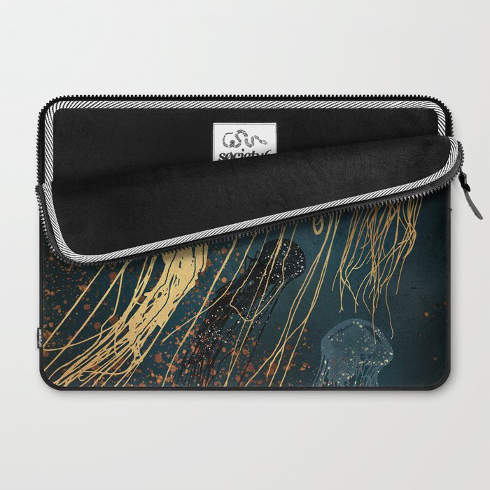 Metallic Jellyfish Laptop Sleeve Gallery Image 2