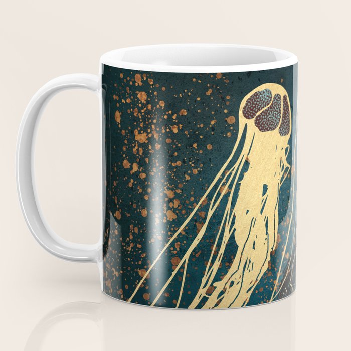 Metallic Jellyfish Coffee Mug Gallery Image 3