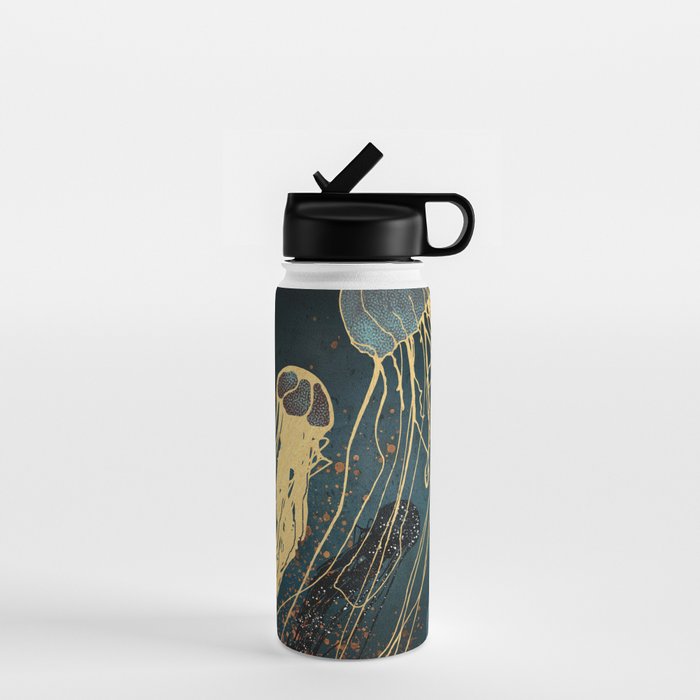 Metallic Jellyfish Water Bottle Gallery Image 1