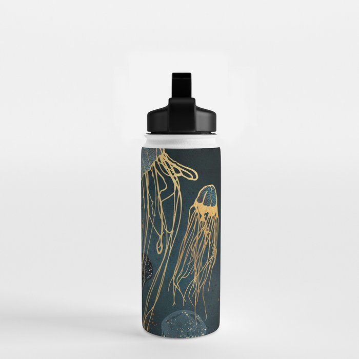 Metallic Jellyfish Water Bottle Gallery Image 2
