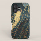 Metallic Jellyfish iPhone Case Gallery Image 1