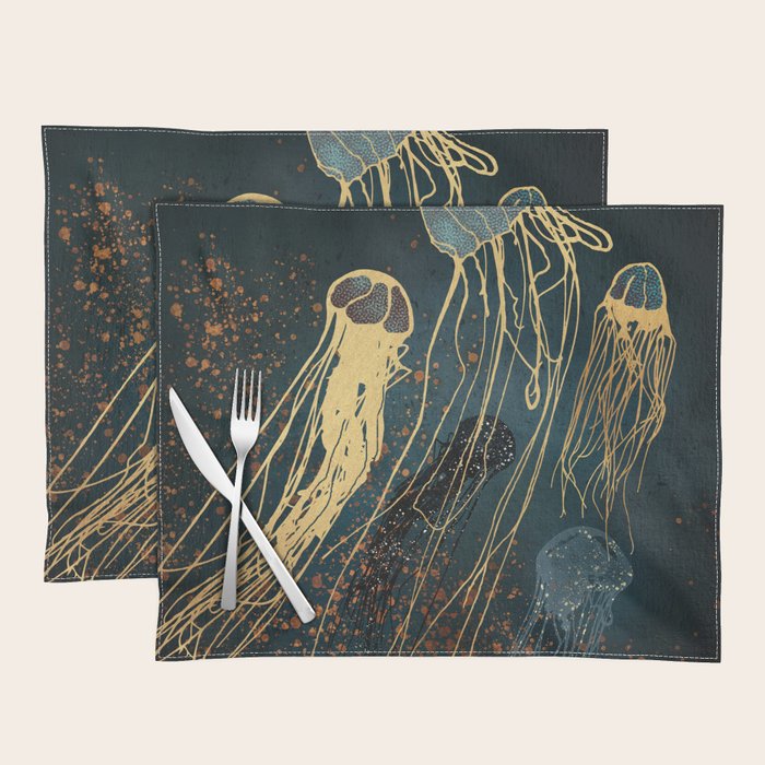 Metallic Jellyfish Placemat Gallery Image 1