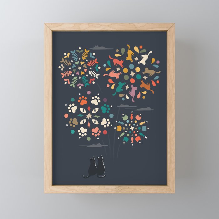 Cat Landscape 143 Mini Art Print Gallery Image 1