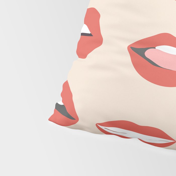 Lips III Pillow Sham Gallery Image 4
