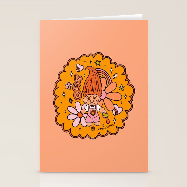 Leo Troll Stationery Card Gallery Image 1