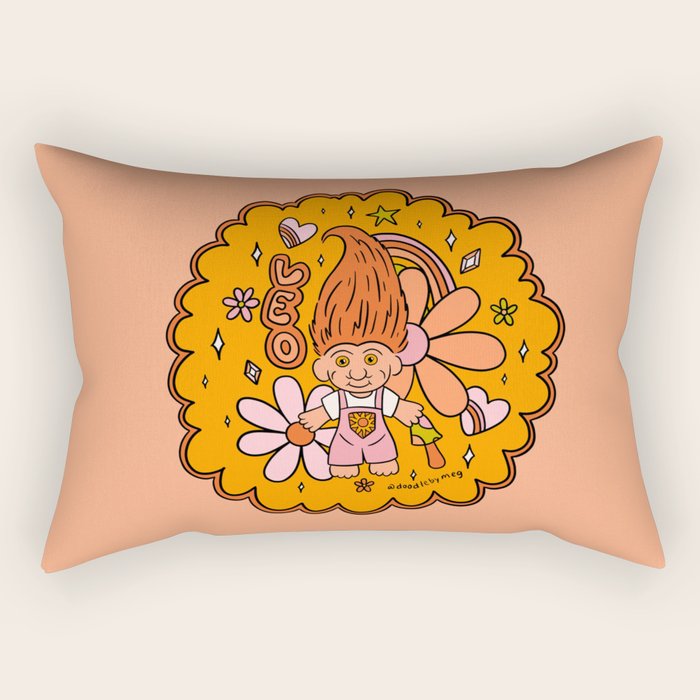 Leo Troll Rectangular Pillow Gallery Image 2