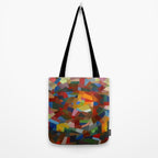 Otto Freundlich Rosace ii Abstract Acrylic Painting Modern Geometric Colorful Art Pattern Tote Bag Gallery Image 2