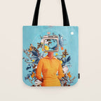 Don't Feed the Monitors with your Dreams Tote Bag Gallery Image 1