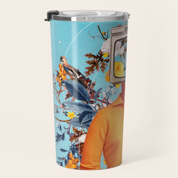 Don't Feed the Monitors with your Dreams Travel Mug Gallery Image 3