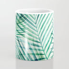 Tropical Fronds Abstract Design Coffee Mug Gallery Image 4