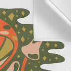 Forest of Mushrooms Wall Tapestry Gallery Image 3
