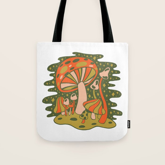 Forest of Mushrooms Tote Bag Gallery Image 1
