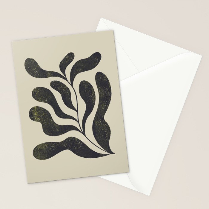 Abstract Plant No. 1 Stationery Card Gallery Image 2